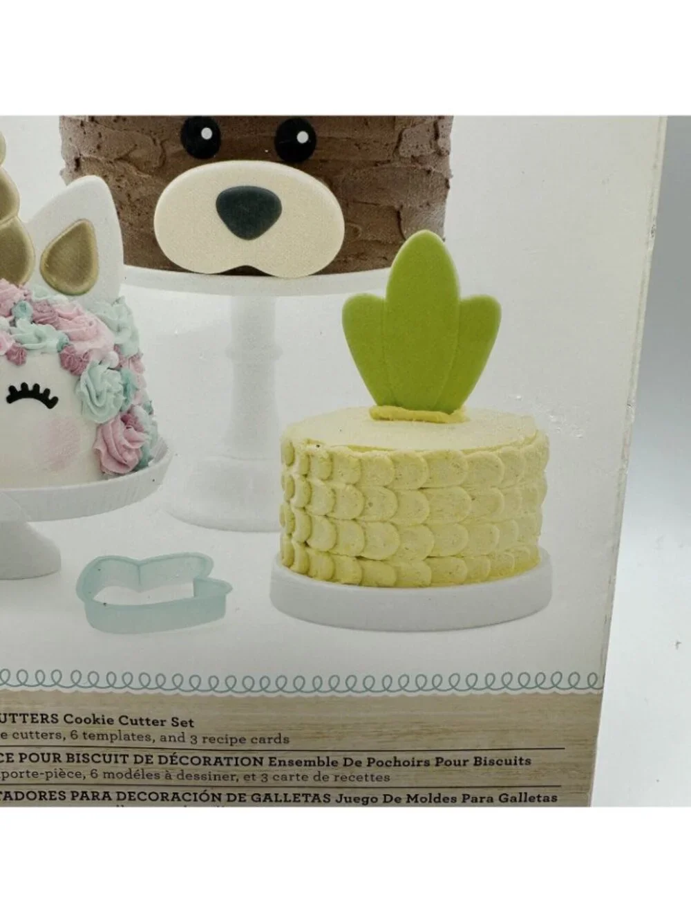 Sweet Sugarbelle Cookie Cutter Set Unicorn Animal Bear Shape American Cake Craft